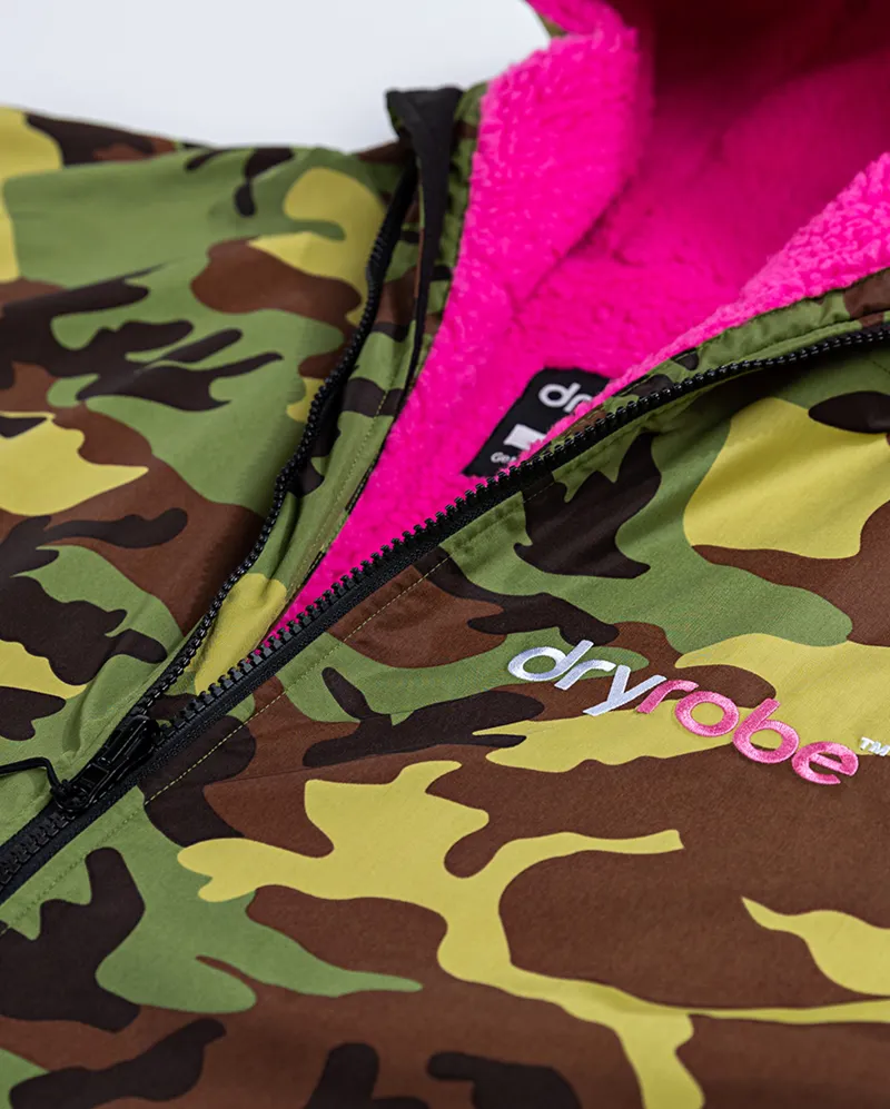 Dryrobe Long Sleeve Camo/Pink -3