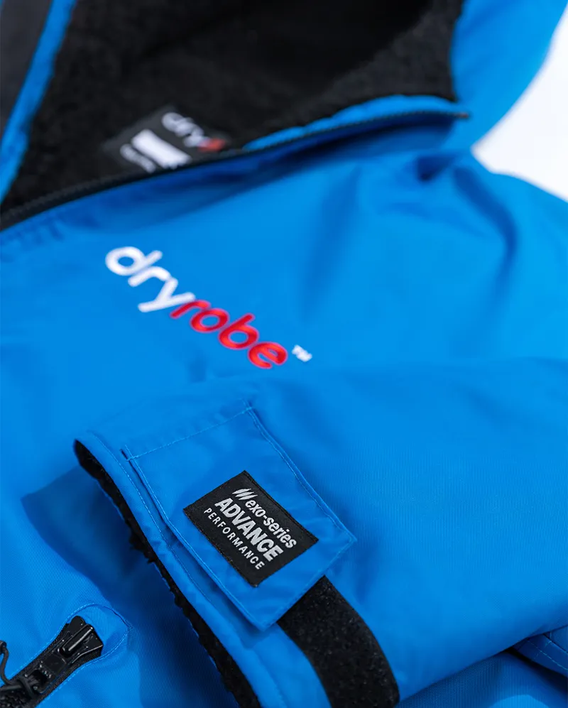 Dryrobe Long Sleeve Cobalt Blue/Black - Small and Large-4