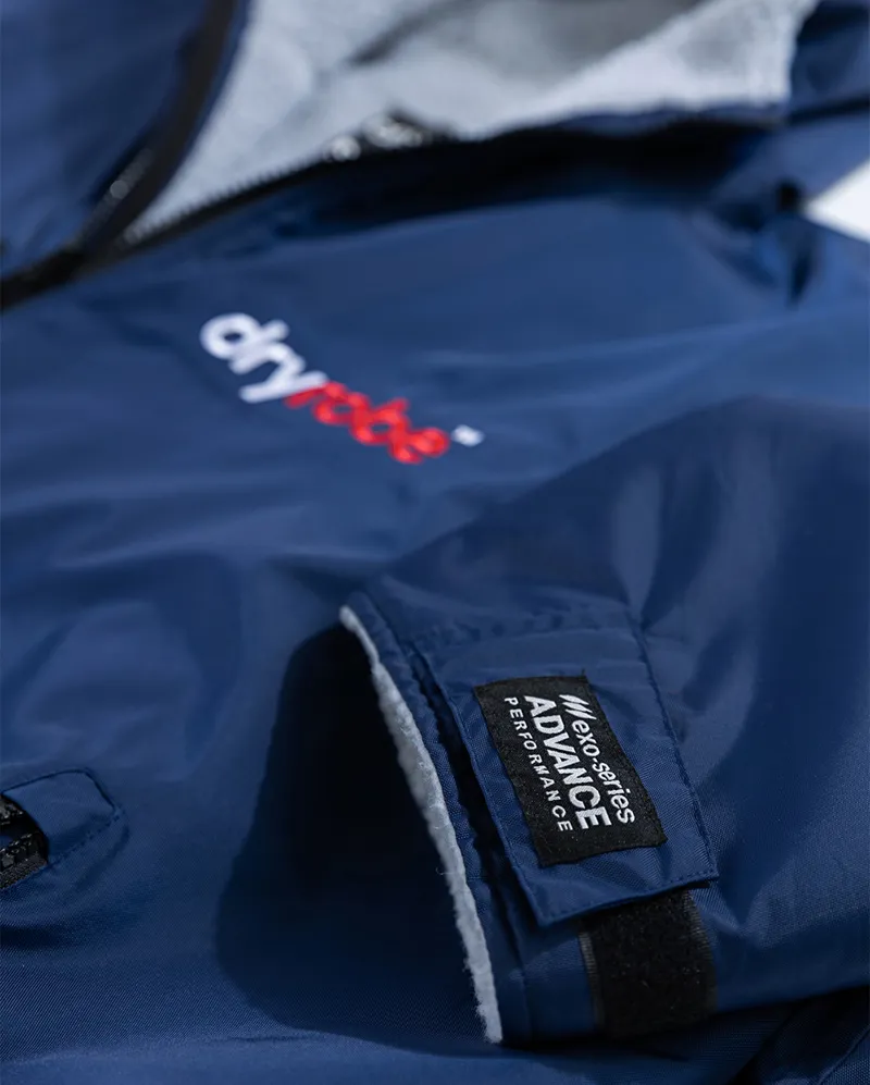 Dryrobe Long Sleeve Navy/Grey-4