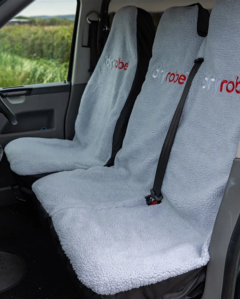 Dryrobe Waterproof Car Seat Protector Double - Grey-1