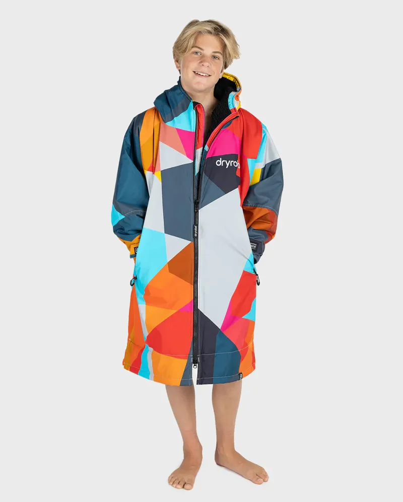 Dryrobe Kids Long Sleeve Abstract Print