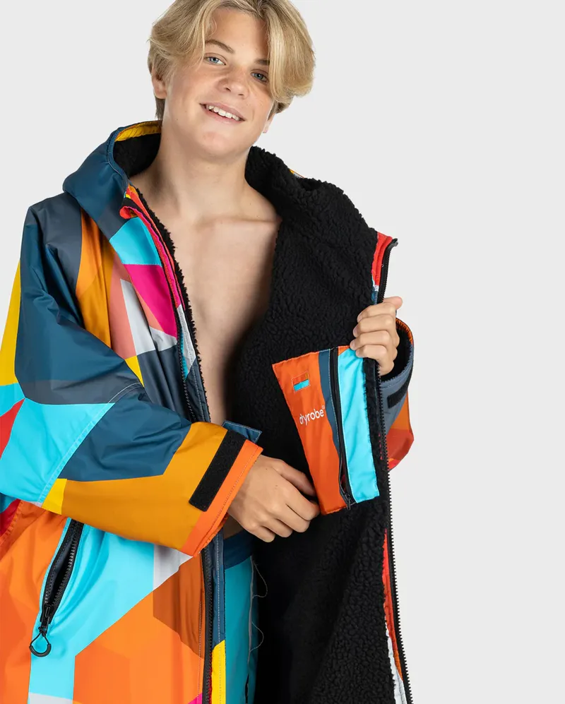 Dryrobe Kids Long Sleeve Abstract Print-2