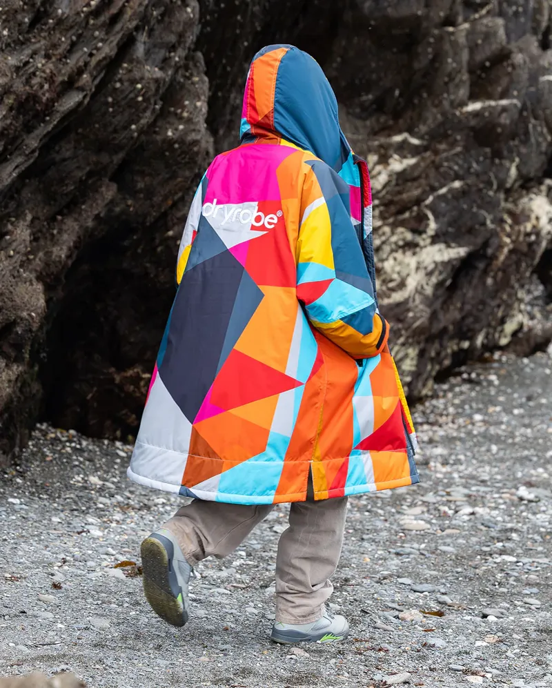 Dryrobe Kids Long Sleeve Abstract Print-3