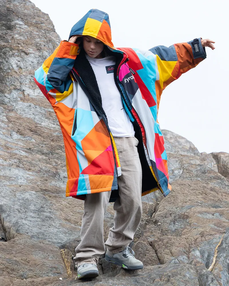 Dryrobe Kids Long Sleeve Abstract Print-4