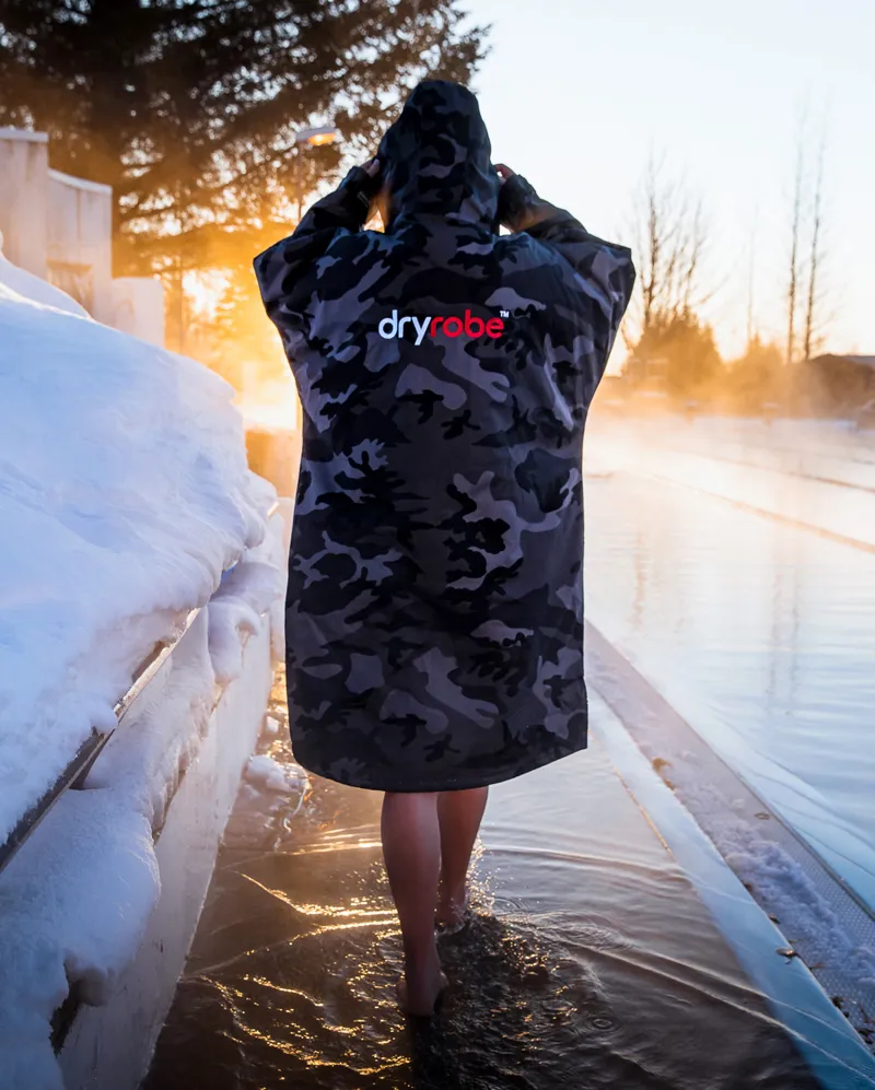 Dryrobe Long Sleeve Black Camo/Black-3