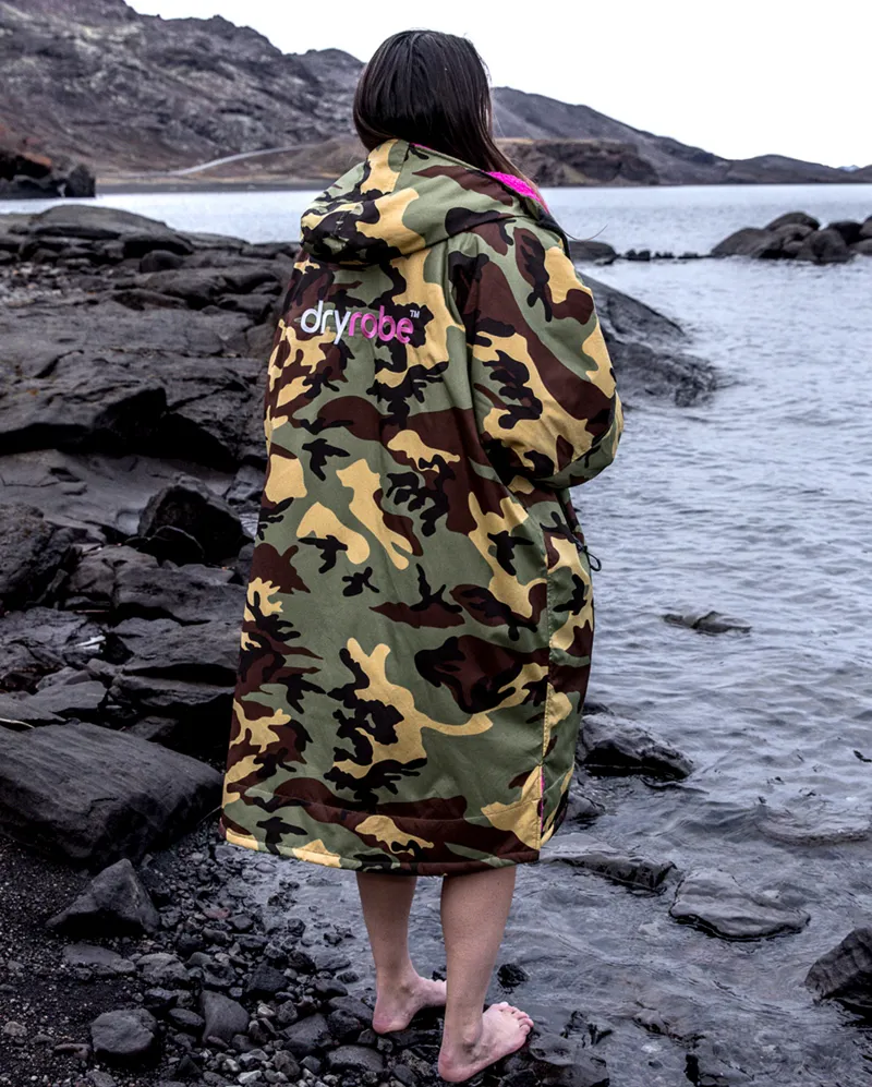Dryrobe Long Sleeve Camo/Pink -2
