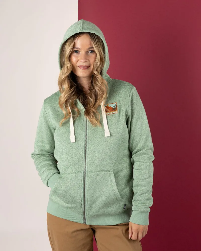 Saltrock Women's Ayden Fur Lined Hoodie - Light green-3