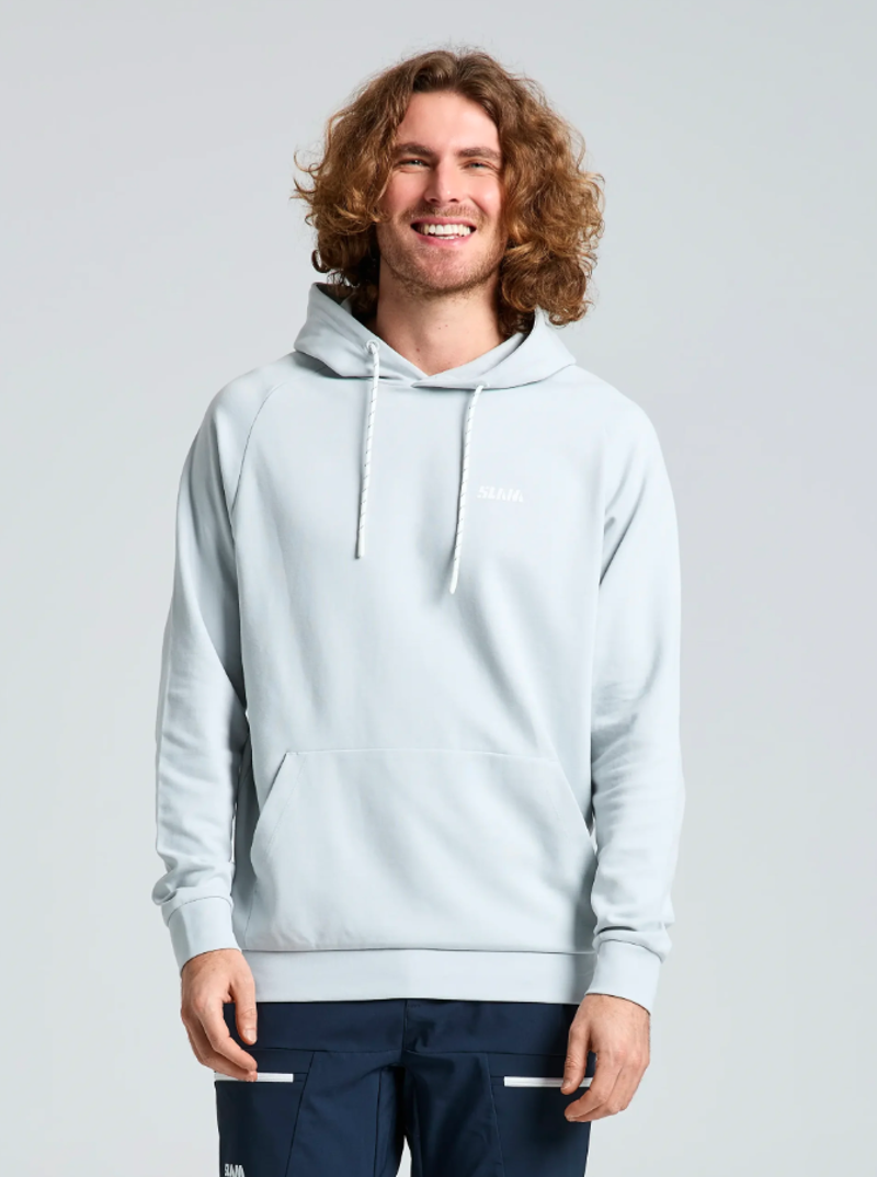 Slam Men's Logo Hoodie - Cliff Grey