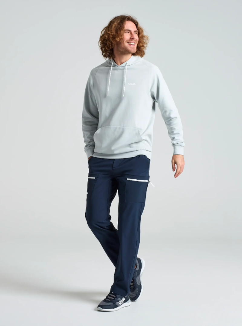 Slam Men's Logo Hoodie - Cliff Grey-3