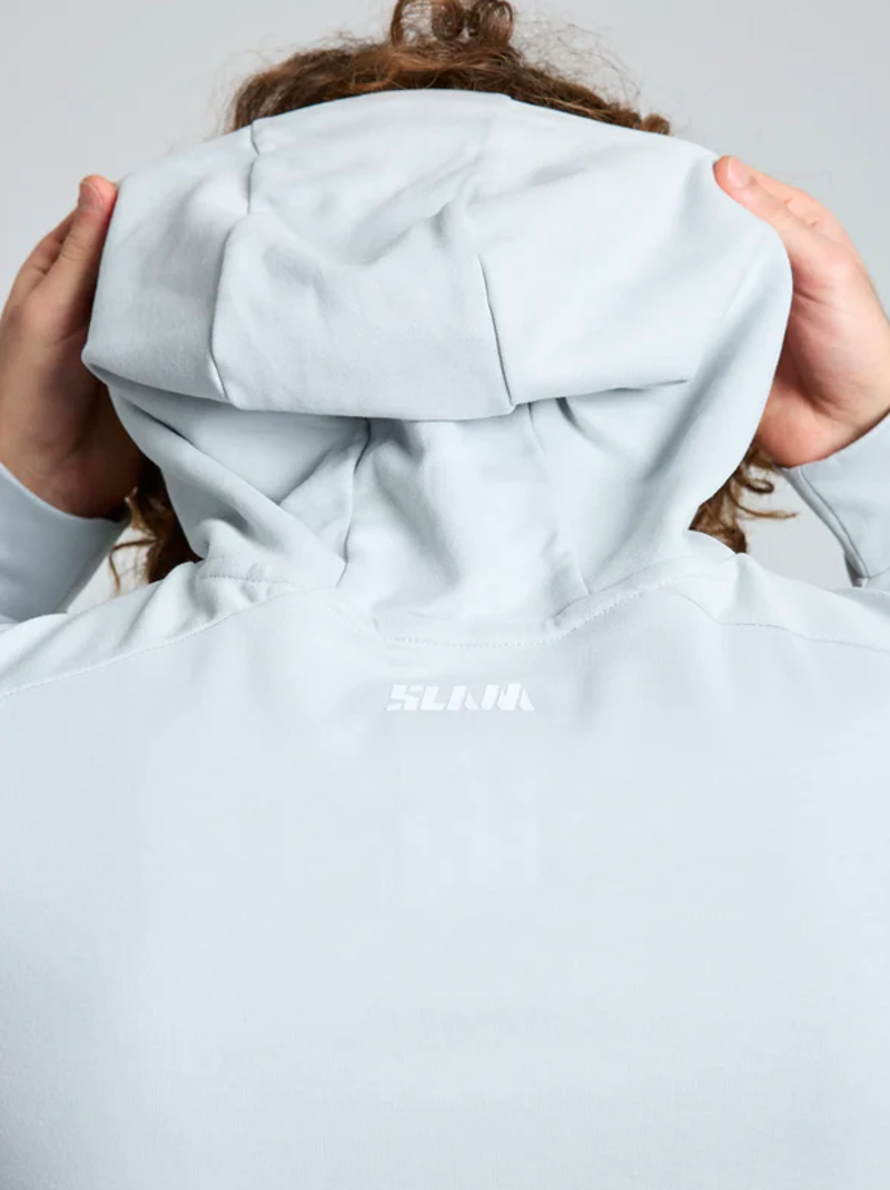 Slam Men's Logo Hoodie - Cliff Grey-6