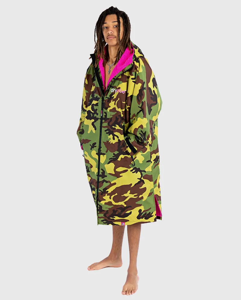 Dryrobe Long Sleeve Camo/Pink 