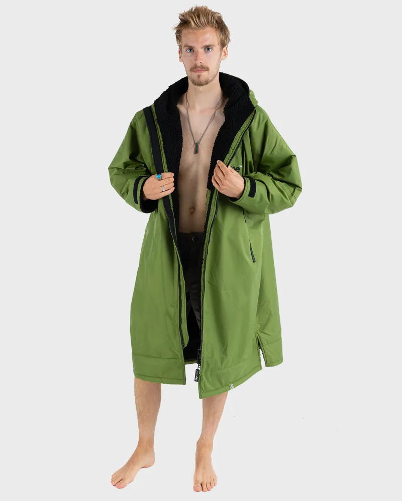 Dryrobe Long Sleeve Dark Green/Black