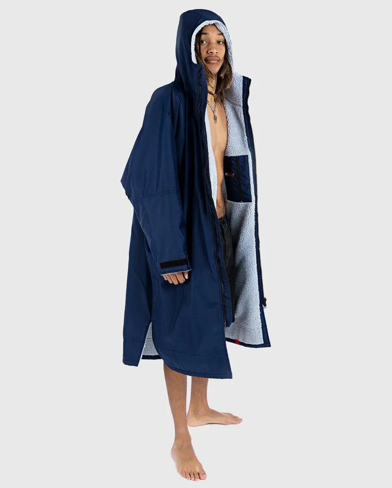Dryrobe Long Sleeve Navy/Grey-1