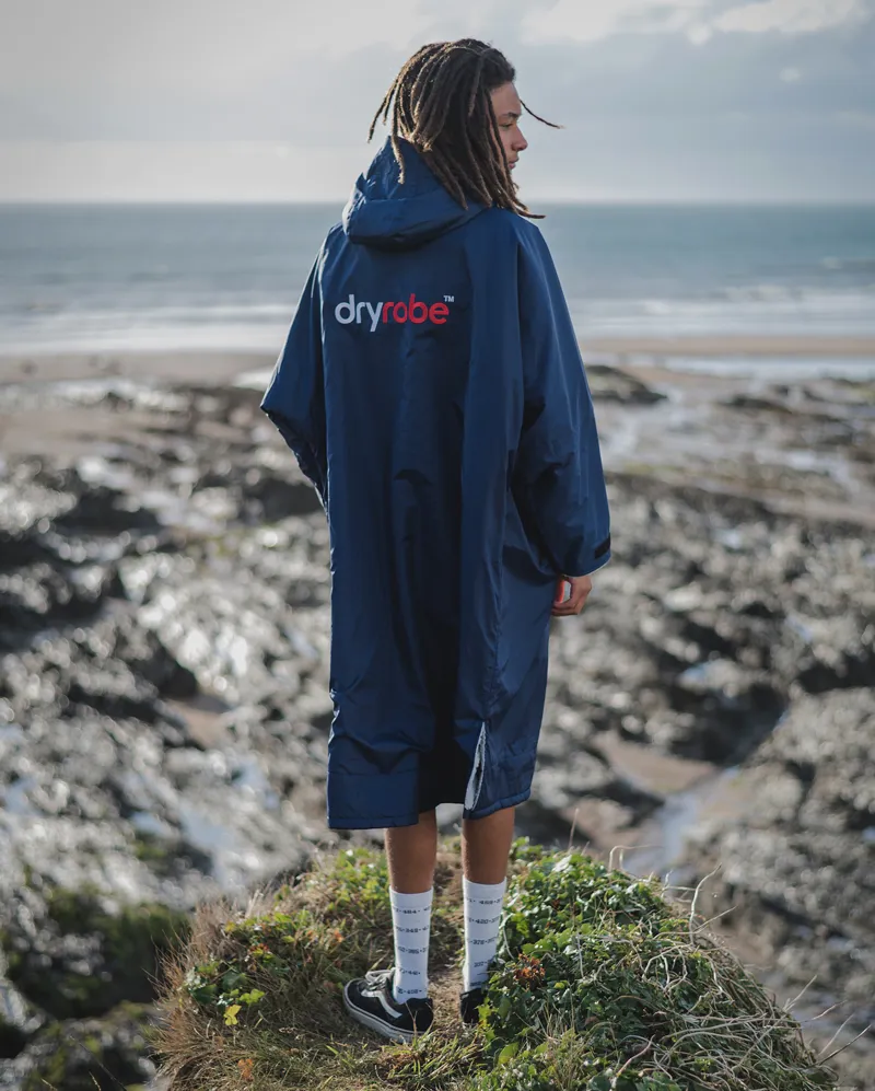 Dryrobe Long Sleeve Navy/Grey-2