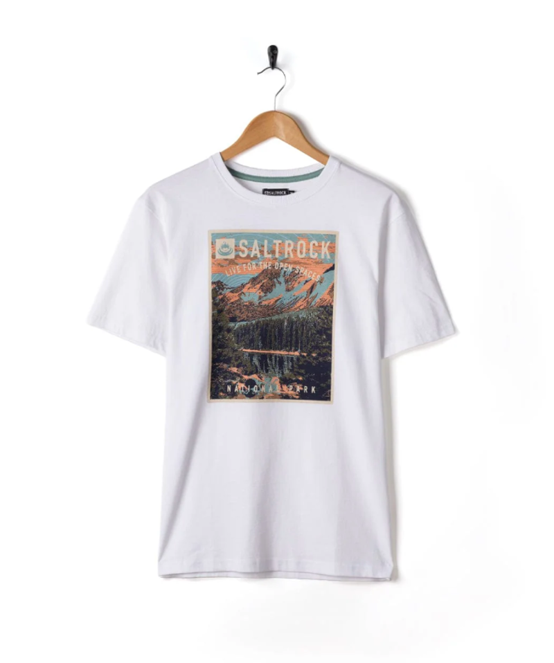 Saltrock Men's National Park SS Tee - White