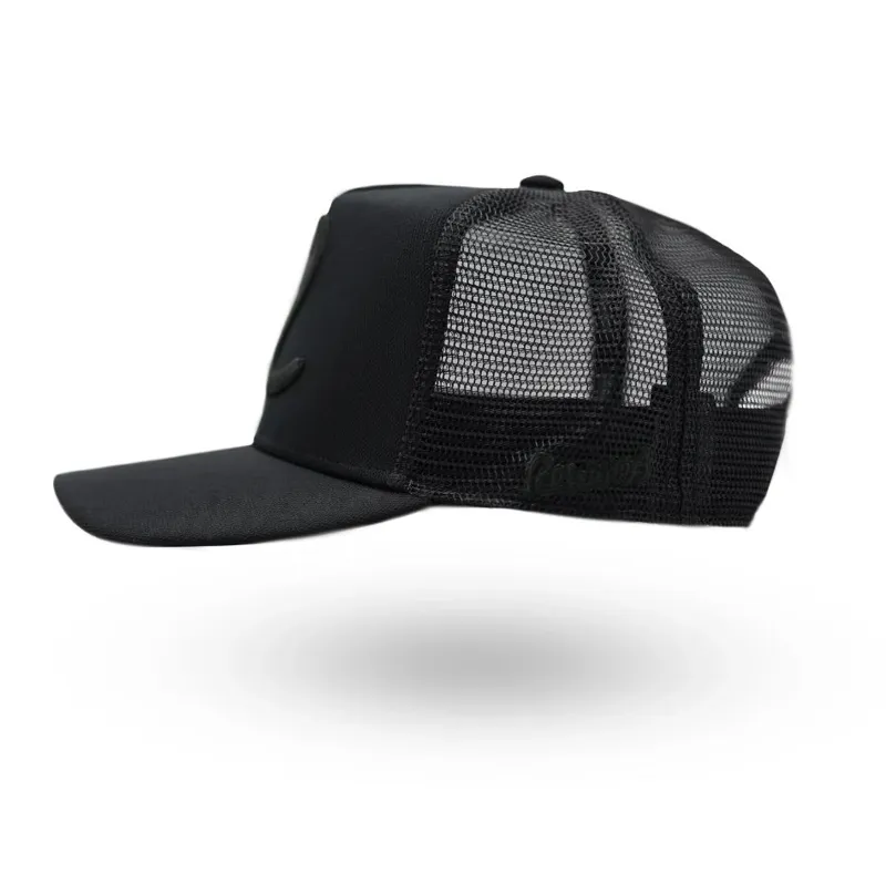 Rewired 2.0 R Trucker Cap - Black Tonal-2