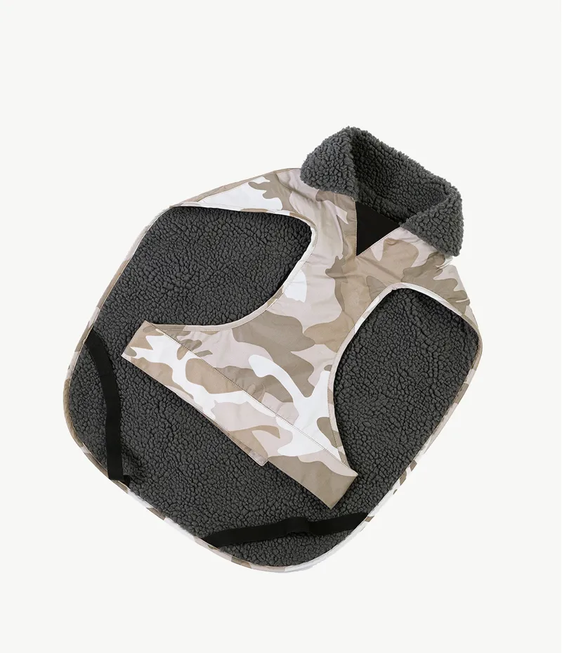 Dryrobe Dog Coat - Sand Camo-1