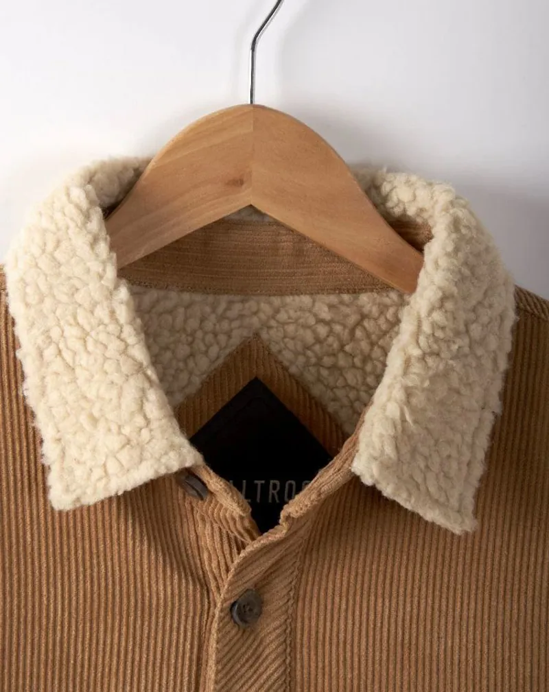 Saltrock Men's Zeke 2 Sherpa Lined Shacket - Brown XL-1