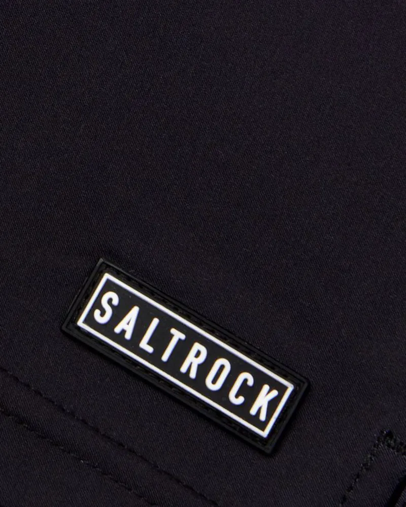 Saltrock Women's Retro Ribbon Boardshort - Black UK16-2