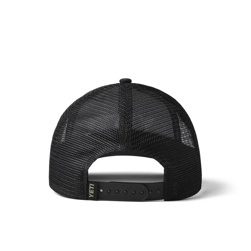 Yeti Camo Logo Badge Low Pro Trucker Cap - Black-2