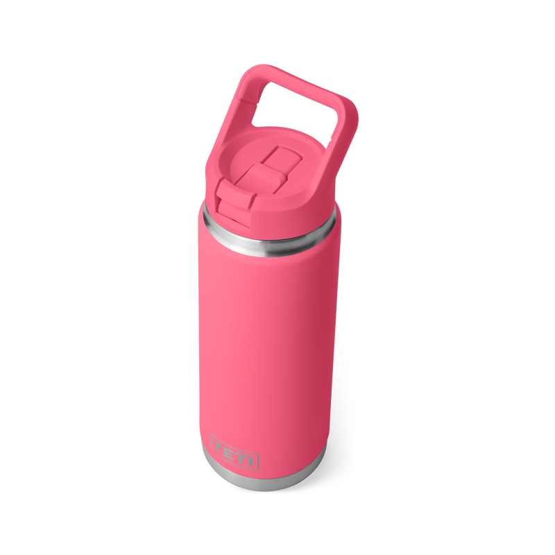 Yeti Rambler 26oz Colour Straw Bottle - Tropical Pink-4